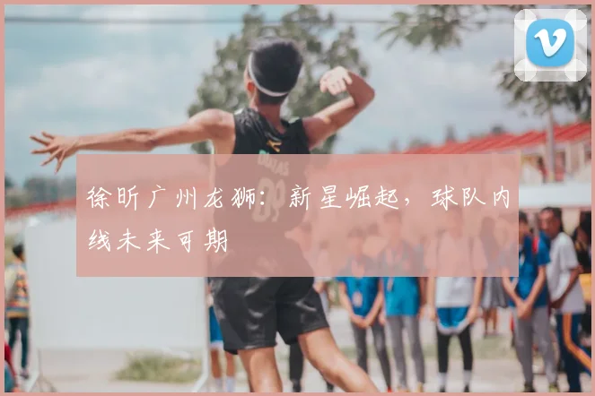 徐昕广州龙狮：新星崛起，球队内线未来可期